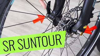 SR SUNTOUR STECKACHSE Tutorial  Einfach amp Schnell  Fahrradorg [upl. by Ellierim]