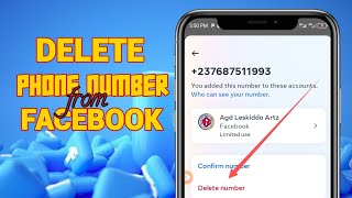 How to Delete Your Phone Number from Facebook 2024  Easy Privacy Guide [upl. by Ahsihat952]