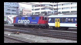 SBB Cargo Re 421 quot379quot mit EW I Pendelzug 210213 [upl. by Raman547]