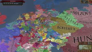 Eu4 Voltaires Nightmare mod AI timelapse [upl. by Hrutkay]