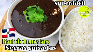 como hacer habichuelas negras guisadas dominicanas habichuelas negras guisadas dominicanas receta [upl. by Horn]