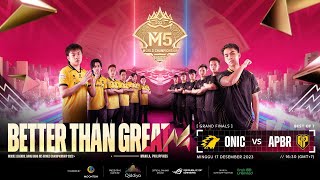 LIVE  GRAND FINAL  Kejuaraan Dunia M5  ID [upl. by Nerreg723]