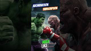 HULK vs ABOMINATION 💥 Boxing Match 💥 avengers superhero marvel venom spiderman venom2 [upl. by Aninotna]