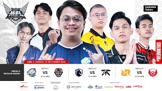 🔴 LIVE  MPL ID S14  Regular Season Hari 3 Minggu 6  Bahasa Indonesia [upl. by Eelloh]