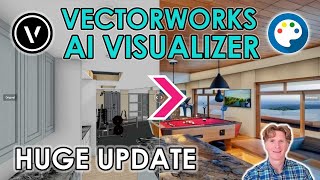 Vectorworks Releases AI Visualizer in Latest Update [upl. by Marpet]