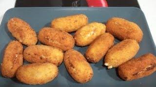 CROQUETAS DE JAMON  Receta 1 [upl. by Selig]