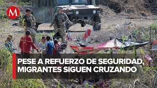 Migrantes optan por entrega voluntaria en la frontera MéxicoEstados Unidos [upl. by Newkirk]