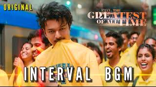 Goat  interval bgm  ringtone  ilayathalapathy  vijay  yuvan  venkat Prabhu thegoat bgm [upl. by Daeriam235]