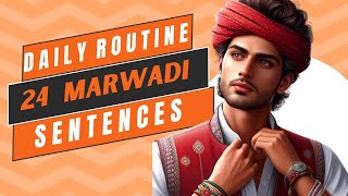 Daily Routine Marwari sentences in Hindi or English [upl. by Cindee23]