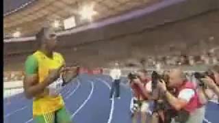 Usain Bolt 200 meter World Record 1919 [upl. by Imaj]