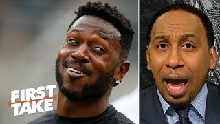 Antonio Brown lowered his trade value by opening his mouth  Stephen A  First Take [upl. by Asiled334]