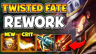 TWISTED FATE REWORK IS HERE AND RIOT MADE HIM AN ADC HIS CARDS CAN CRIT NOW [upl. by Sudhir]