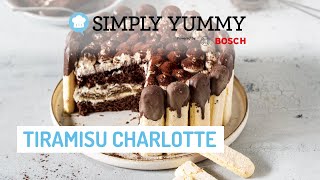 Tiramisu Charlotte einfach selber machen 🎂✨  SIMPLY YUMMY Rezepte [upl. by Katlin]