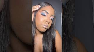 Tutorial makeup 🦋💙 makeup maquiagem [upl. by Lamak832]