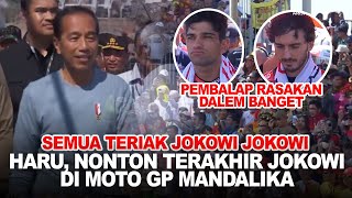 BIKIN HARU TERAKHIR KALI SEBAGAI PRESIDEN PAK JOKOWI NONTON SEMUA TERIAK MEMANGGIL NAMANYA [upl. by Anar9]