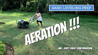 AERATION  Lawn Leveling Preparation for my Bermuda Lawn [upl. by Laura15]