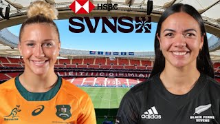 AUSTRALIA 7s vs NEW ZEALAND 7s Madrid Sevens Womens Semi Final 2024 Live Commentary [upl. by Aramo]