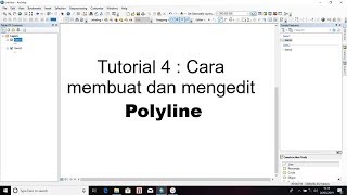 Tutorial 4 Cara membuat dan mengedit polyline di ArcGIS [upl. by Connett]