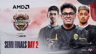 Day2 AMD presents UE The Multiverse Series 2024 BGMI  Semi Finals  Ft IQOOSouL Godlike etc [upl. by Nirag]