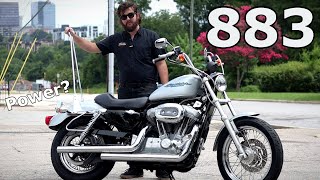 More POWER than you think Sportster 883 Ride amp Review [upl. by Sanborne]