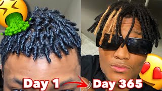 My INSANE 1 YEAR DREADLOCK JOURNEY  CRAZY TRANSFORMATION AND GROWTH [upl. by Namreg]