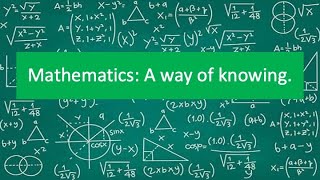 TOK amp Maths [upl. by Shaffer]