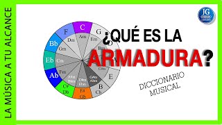 Que es la armadura musical y para qué sirve Diccionario Musical jgcordero [upl. by Suiravat]