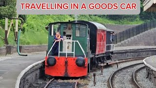 Llangollen Railway Brake Van Ride [upl. by Wolfram]