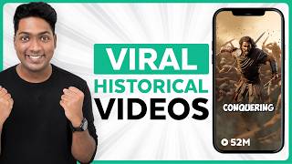 How To Make Viral Historical Videos Using AI  Shorts amp Reels [upl. by Goulette]