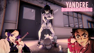 Shinobu KiIIs Everyone with Katana 🦋  Yandere Simulator 202X Mode [upl. by Anerual737]