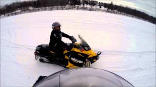 Ski Doo etec 800 vs 600 drag race 11615 [upl. by Drawyeh]