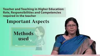 Competencies required in the teacher in higher education [upl. by Ialohcin]