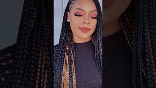 Classy braids Knotless hairstyles new fashion hairstyle  braids [upl. by Shaya]