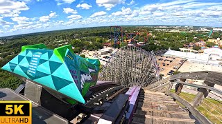 Iron Gwazi POV 5K Most INTENSE COASTER In Florida Busch Gardens Tampa Bay [upl. by Eemyaj]