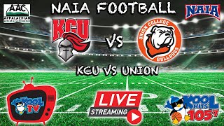 KCU vs Union Football  NAIA Football  LIVE  Kool TV  102624 [upl. by Ambrosius]