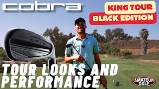 Cobra KING TOUR Black Irons On Course Review [upl. by Nonek553]