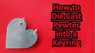 Die Casting Pewter into a Keyring KS3 Engineering Bronze Level [upl. by Alleciram]