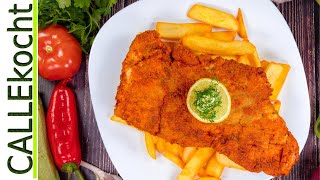 Paprika Balkan Schnitzel mit typischer Paprikasoße Rezept [upl. by Geoffry444]