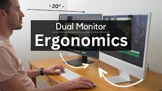 The best dual monitors and positioning for ergonomics [upl. by Tedra]