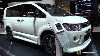 2016 Mitsubishi Delica D5 Roadest Van  Exterior and Interior Walkaround  2015 Tokyo Motor Show [upl. by Rhines29]