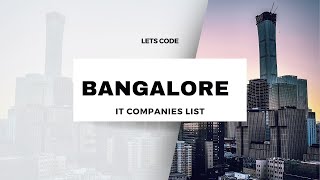 Bangalore Startup List 2024 Emails Contact Info amp Job Portal Links  Lets Code [upl. by Ardyce]