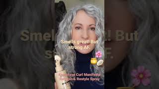 Review Kerastase Curl Manifesto Refresh amp Restyle Spray Scent [upl. by Aicenod]