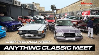 The LAST Classic Cars amp Coffee Meet before ULEZ  Car Audio amp Security [upl. by Tallbott]