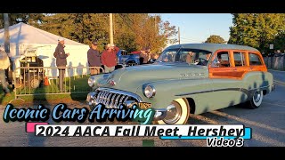 Iconic Cars Arriving 2024 AACA Fall Meet Hershey Video 3 [upl. by Otokam]