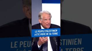 Villepin  « Le peuple palestinien a été privé de sa terre » [upl. by Esilec]