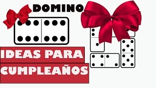 Ideas para Cumpleaños  en Forma de Domino [upl. by Stephi]