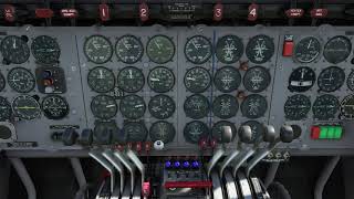 PMDG DC6 Tutorial 8 Engine Runup [upl. by Eytteb]