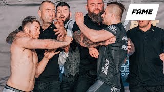 FAME MMA 4 Ceremonia ważenia [upl. by Bridges]