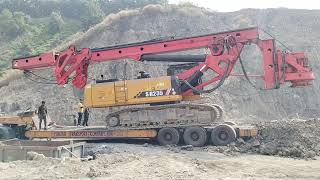 sany SR 235 pile machine loading full Video trending exactcreator construction youtube [upl. by Burrell463]