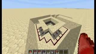 How to build a erupting Volcano in minecraft Simple [upl. by Else]